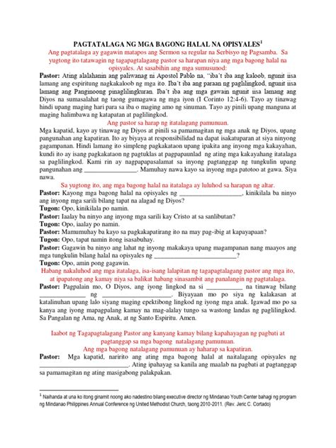 opisyal in english|OPISYALES: Tagalog.